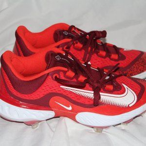 Nike Alpha Huarache Elite 4 Low Baseball Cleats Red DJ6521-616 Men’s Size 7 NEW